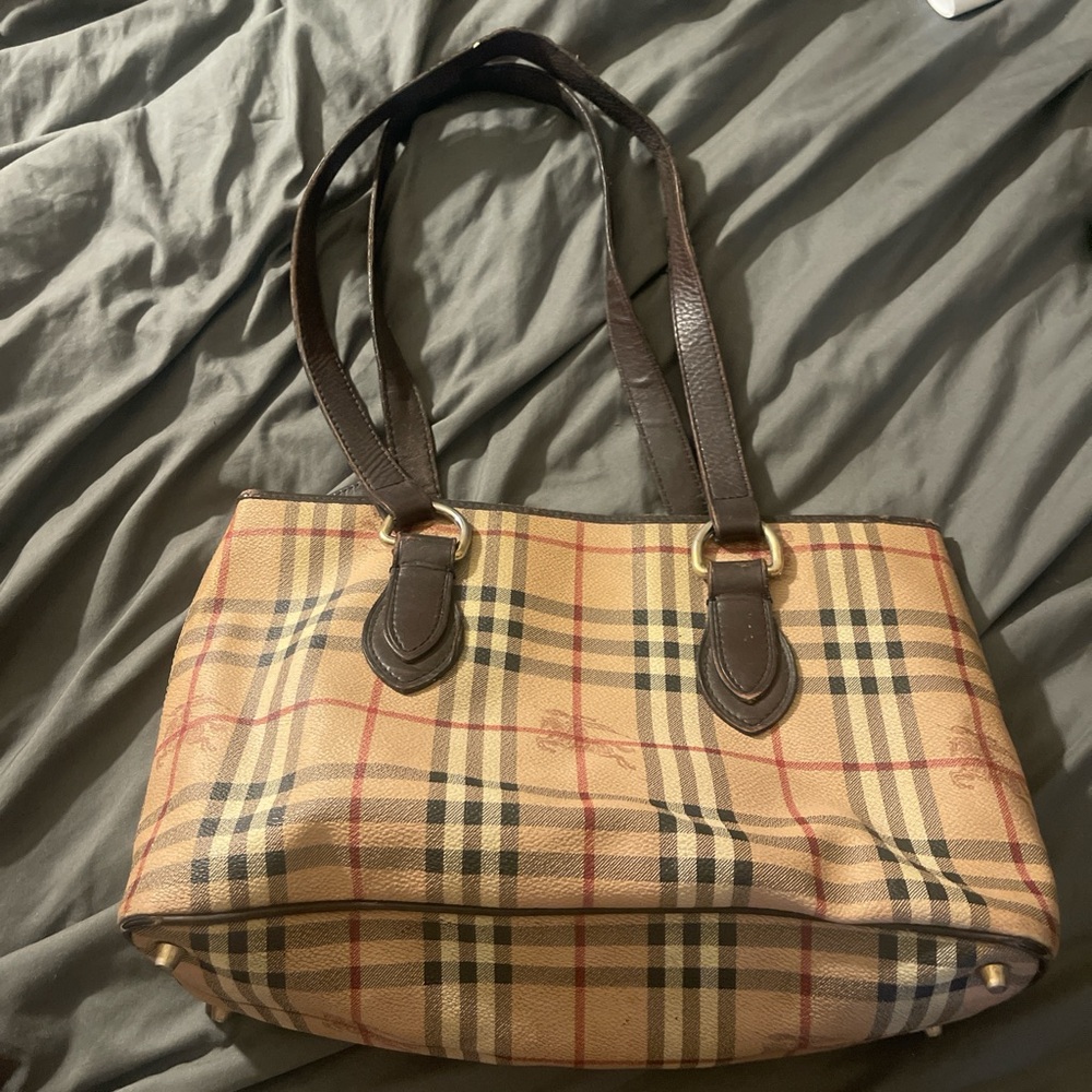 Burberry Nova Check brown tote bag - Picture 2 of 7